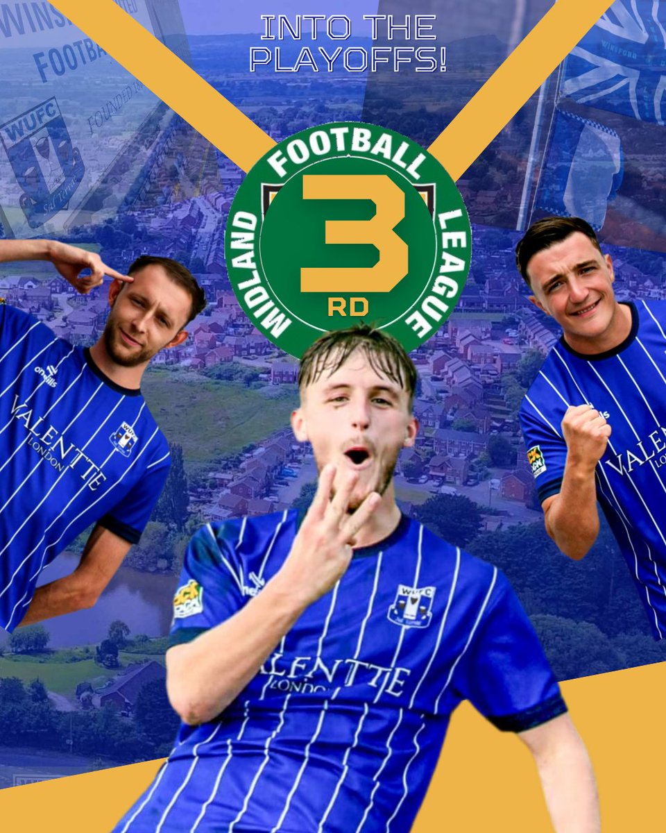 WinsfordUnited's tweet photo. 3️⃣RD PLACE SECURED | 
We secure 3rd Place in our first season in the Midland Football League Premier with a superb victory over Studley. 

Setting up a home tie in the Play Offs! https://t.co/oQ4KxqwSRw