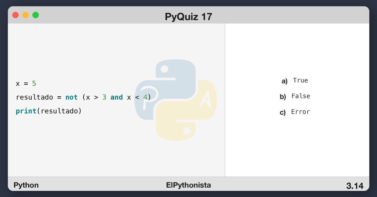 El Pythonista tweet media