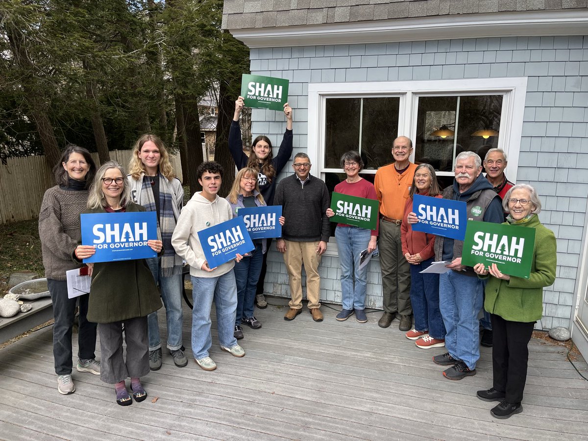 nirav_maine's tweet image. What a beautiful Saturday for canvassing! ☀️☀️Thanks to our amazing volunteers who are hitting the doors today to talk about Dr. Shah’s vision to feed kids, fix housing, fund health care, and fuel the future of Maine! #58Days #ElectionDay