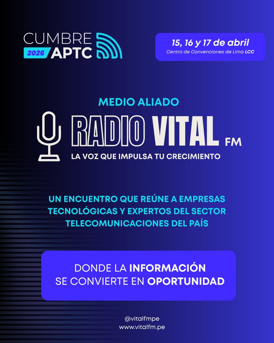 APTC Perú tweet media