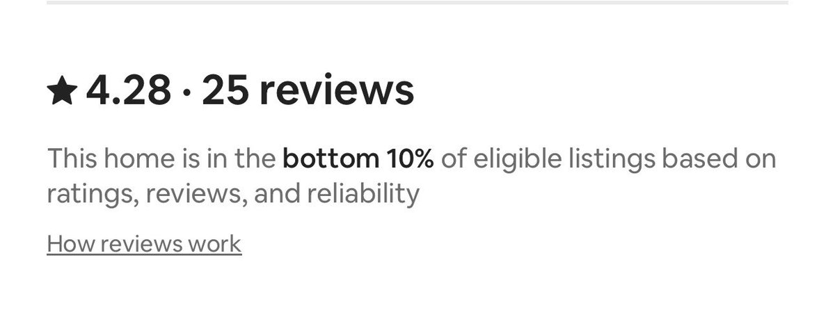 Imagine being in the bottom 10% despite 4.28⭐️