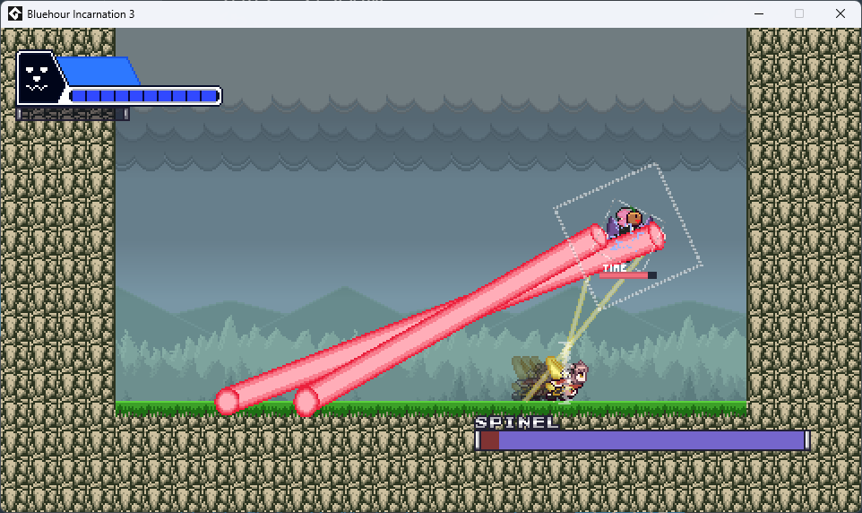 BHI_development's tweet photo. アナザープレイヤーモードのミカ・ドロップに「みかみかんゲージ」を追加
みかみかんによる攻撃を行った後はゲージが0になり、回復するまでみかみかんによる攻撃が出来なくなる

みかみかんがやや強すぎた事による調整
 #スーパーゲ制デー https://t.co/wmWFsC3MrX