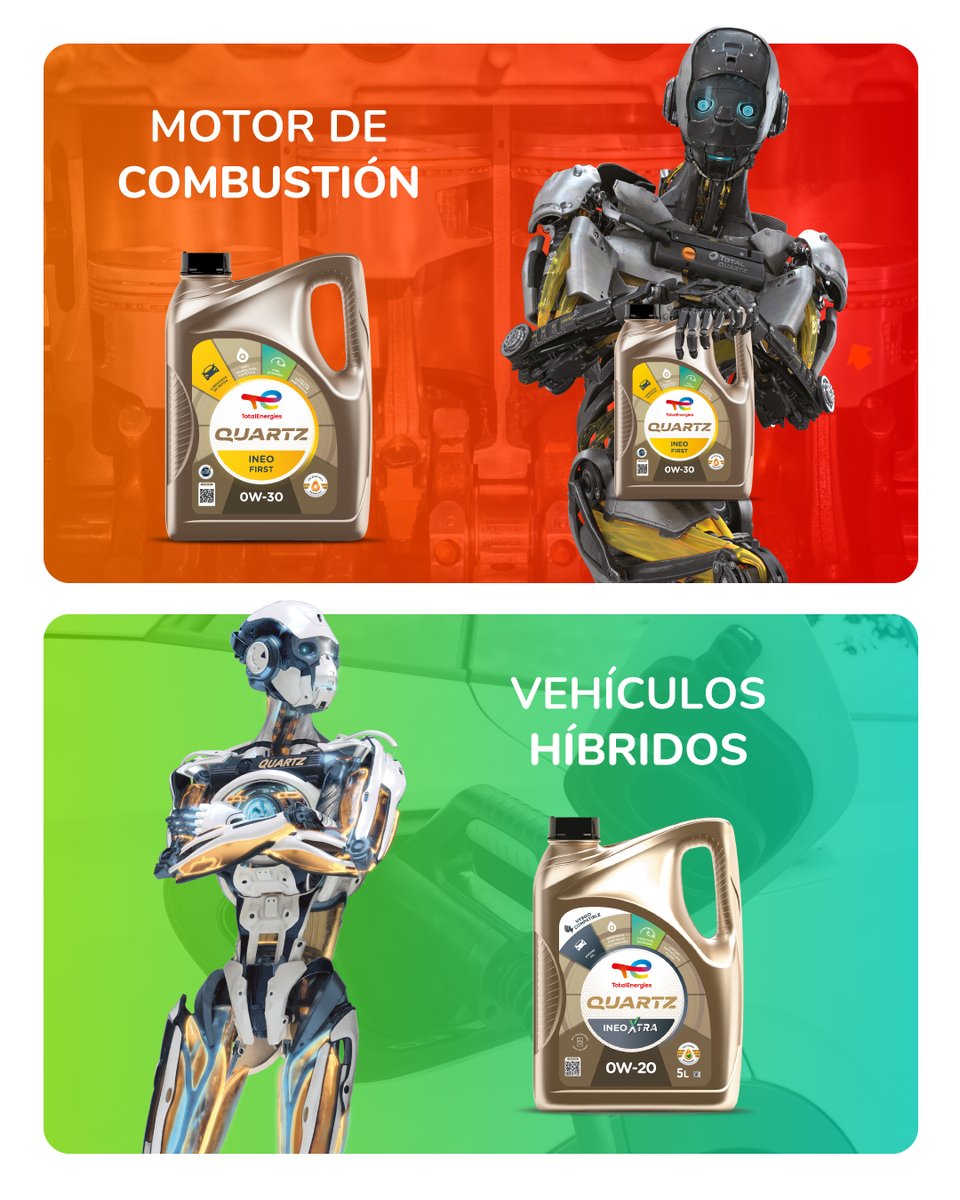 TotalEnergiesAR's tweet photo. Sea motor de combustión o híbrido, hay algo que no cambia: el aceite es clave para el rendimiento.

Elegí el correcto y evitá problemas a futuro.

Reservá tu cambio de aceite online, fácil y rápido 👉 https://t.co/r6hzncBMYx

#TotalEnergies #CambioDeAceite #AceiteDeMotor https://t.co/F3iJfSn19l