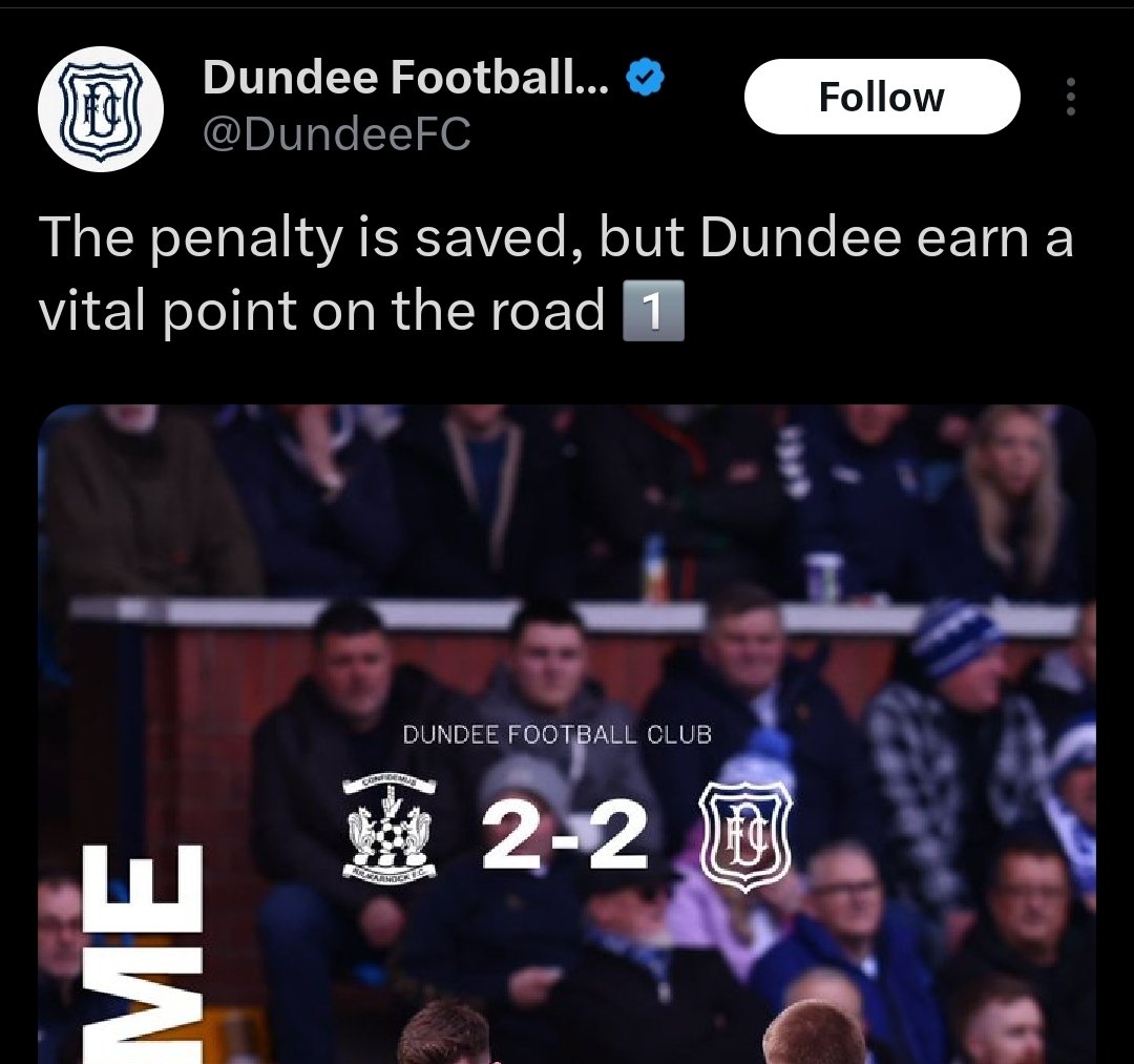 dufcway's tweet photo. Scoring late penalties isn't for everyone 😉
#DUFC https://t.co/j5Brbutp6M