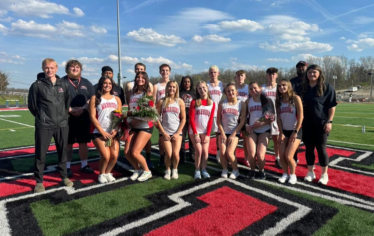 Congratulations to our senior track and field athletes!!