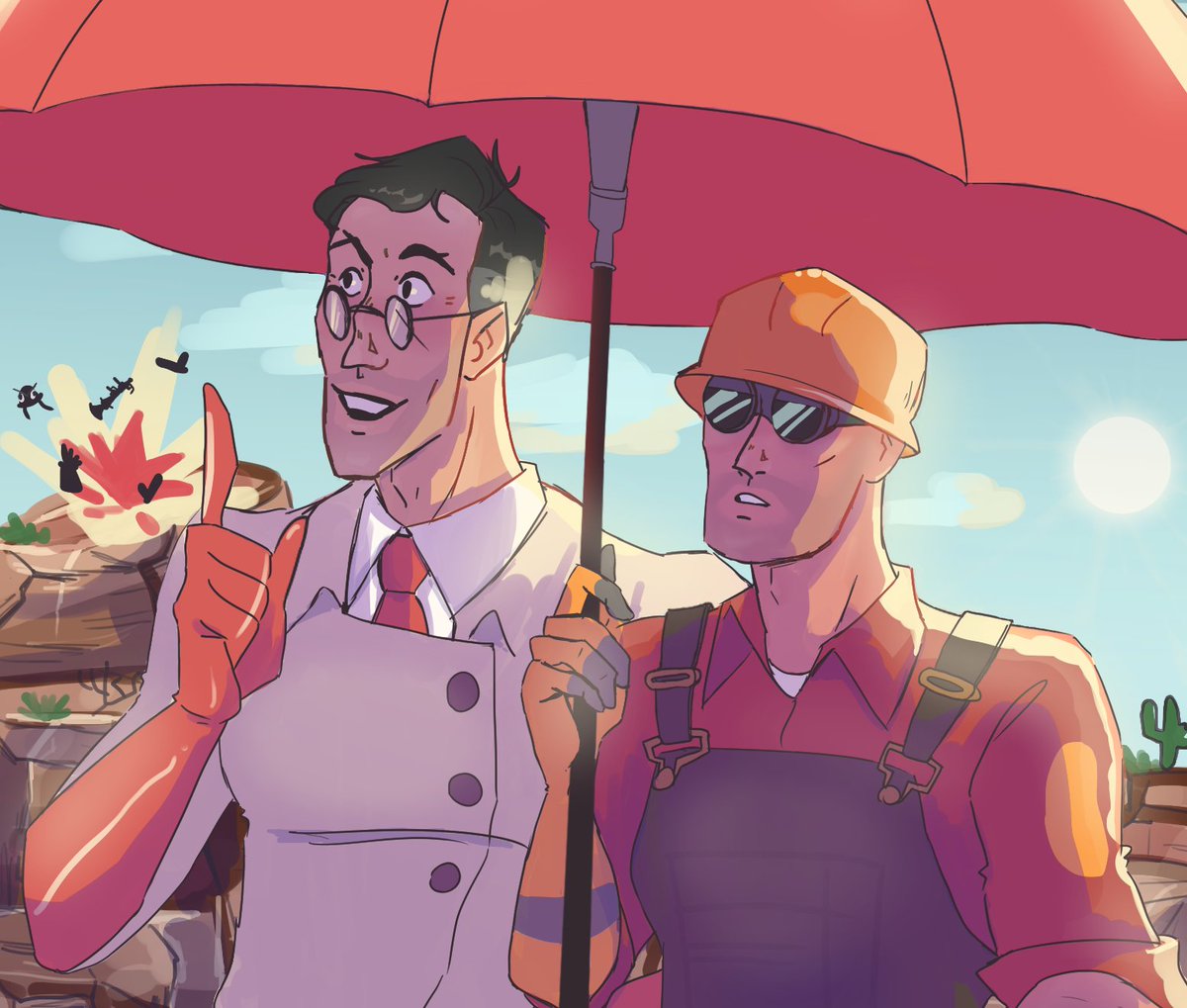 aydanbekka's tweet photo. old engiemedic things from 2025 

#scienceparty #tf2 https://t.co/4BTZKkPb5q