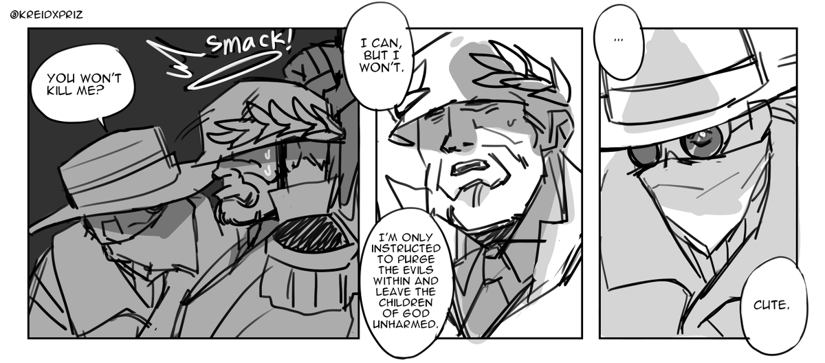 kreidxpriz's tweet image. tf2 soldier and engineer oc #tf2 #teamfortess2