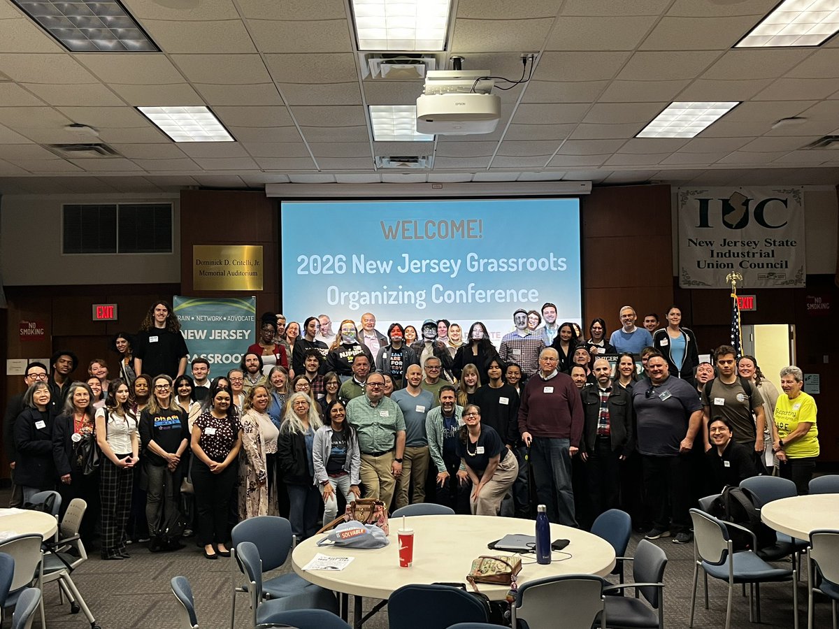 Today is the annual NJ Grassroots Organizing Conference! Join us at the Rutgers New Brunswick Labor Education Center till 5pm to learn critical skills from professional organizers!