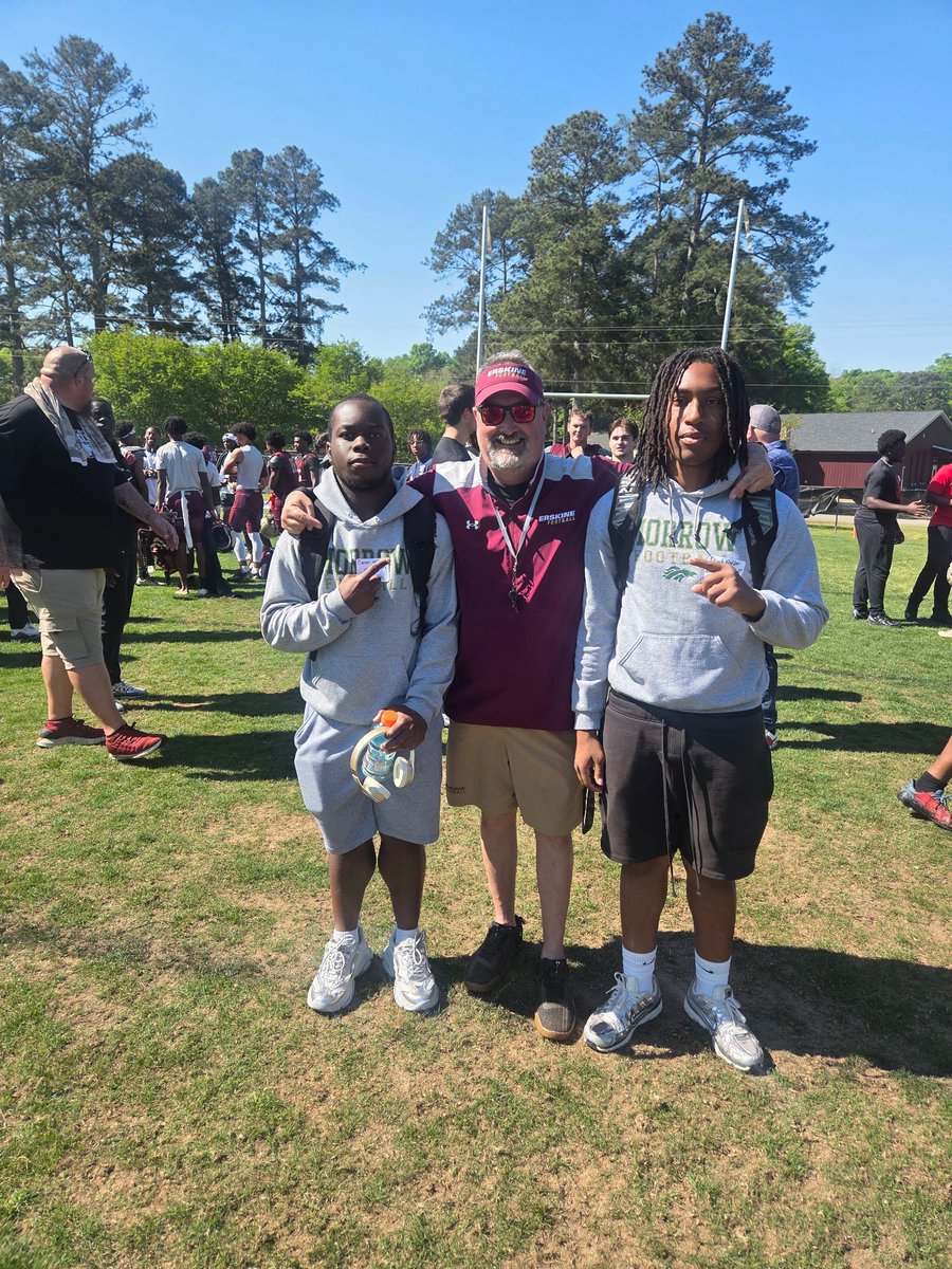 ElijahFielder_'s tweet photo. Thank you for the junior day invite at Erskine college @icoachfb Had a great day Agtg🙏🏾 https://t.co/wm2wZoduKf