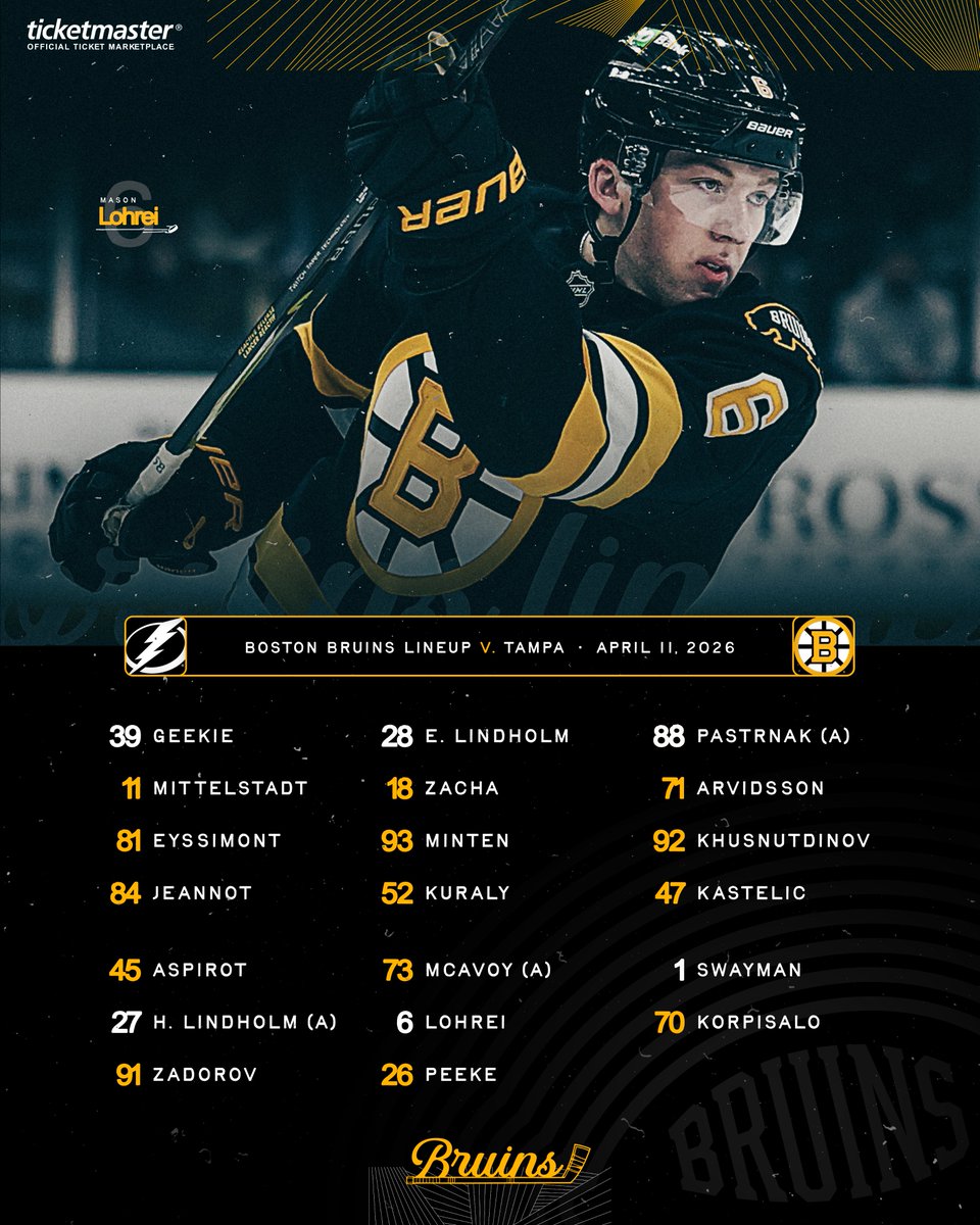 x - Boston Bruins tweet media