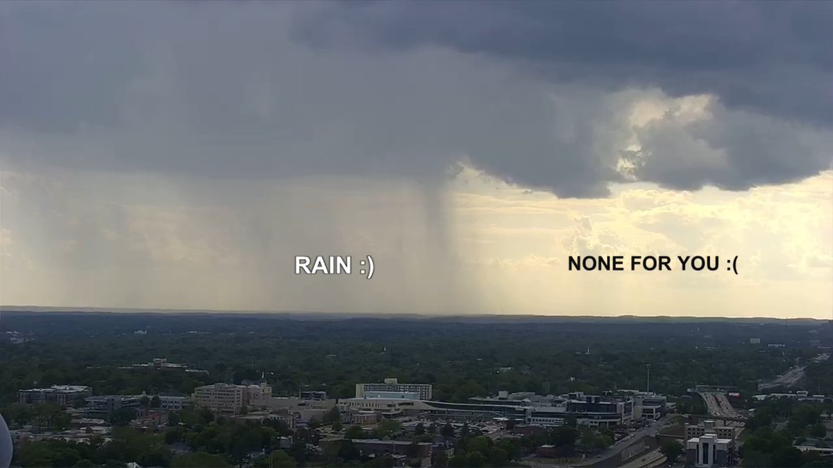 AustinBurkeswx's tweet image. A little shower has popped up near Little Rock. 

This is a perfect example of the term "isolated" #arwx #arkansas