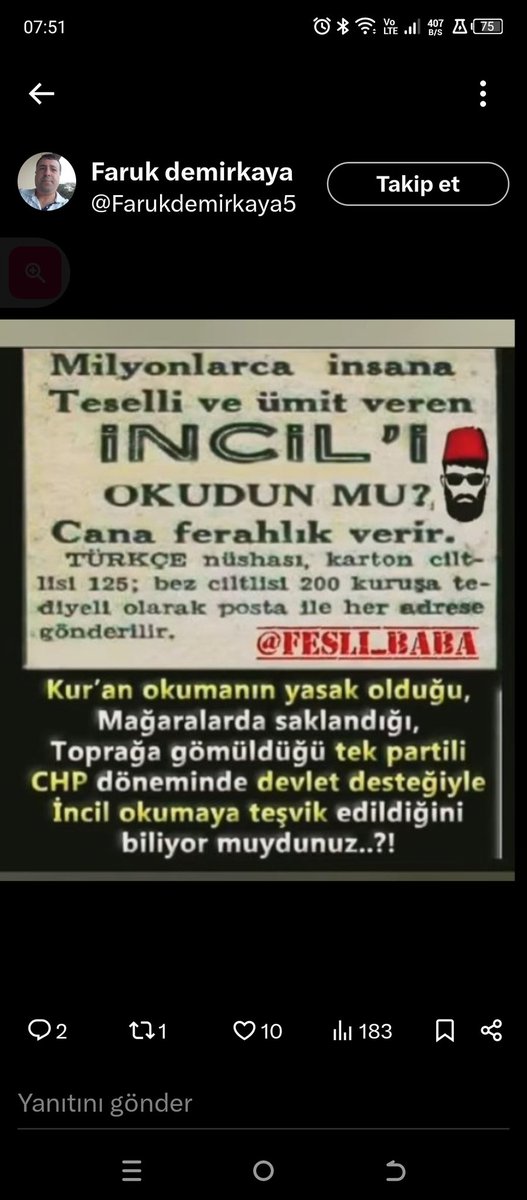 ERDAL KARAKUŞ 🟢 tweet media