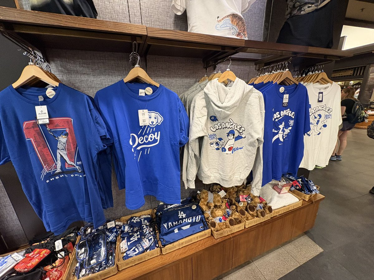 DallasORL's tweet photo. Has anyone posted that the Japan pavilion is selling Shohei Ohtani merch? https://t.co/i1u9I0uBqb
