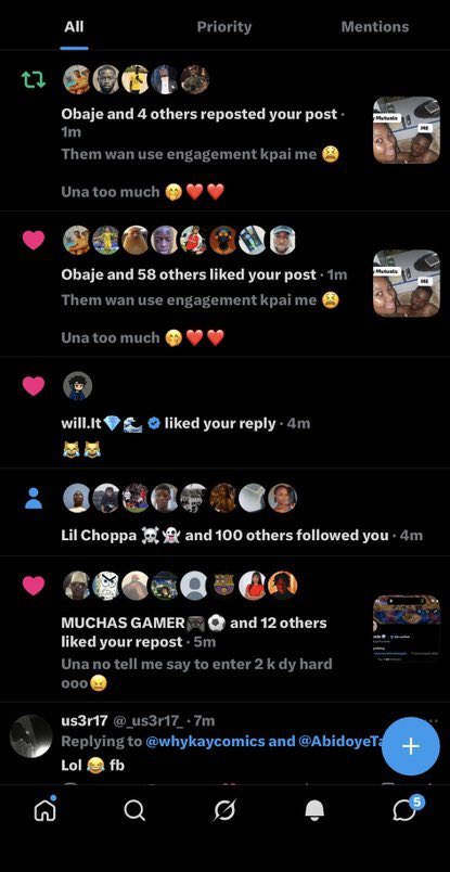 Below 5k followers. 
Say hello, Like and retweet 🤝🤝🤝
Let’s connect. Follow anyone that likes your comment !!