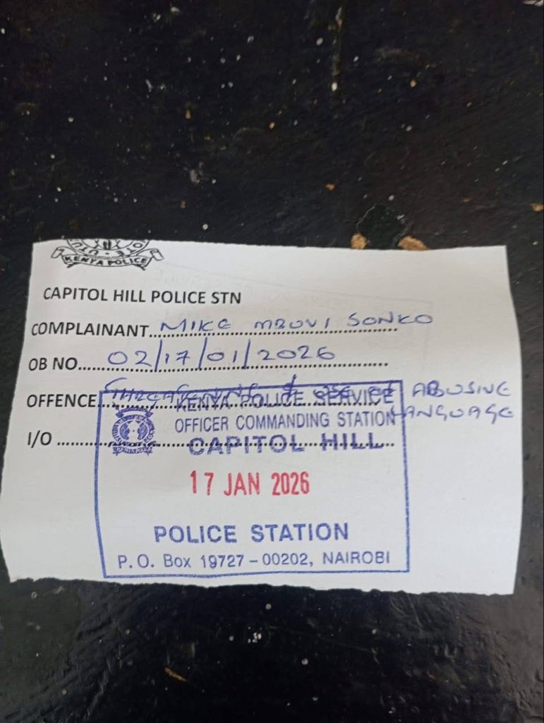 Mike Sonko tweet media