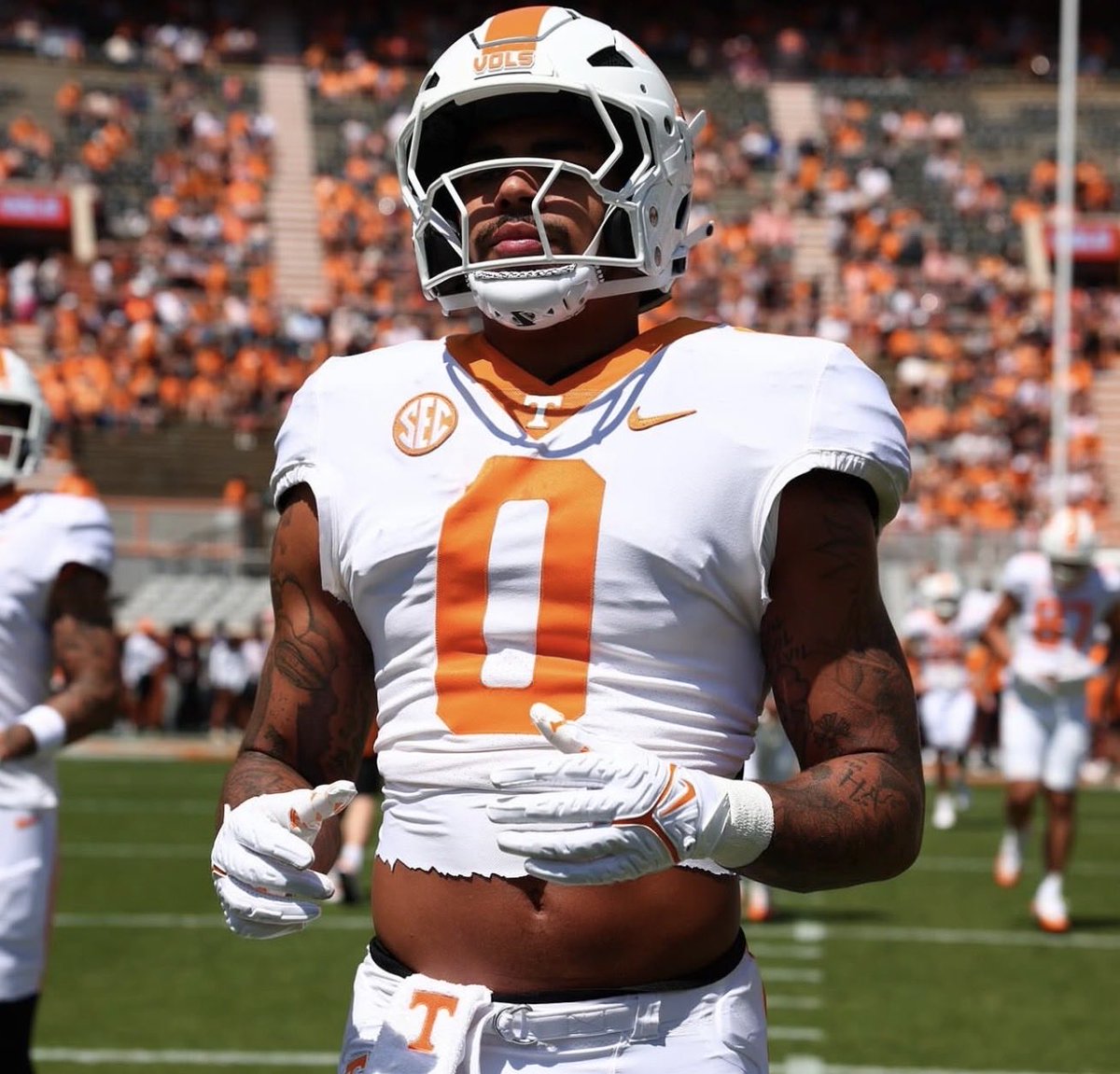 Blessed to have the opportunity to play in front of the greatest fans in all sports! Go Vols and GBO 🍊!