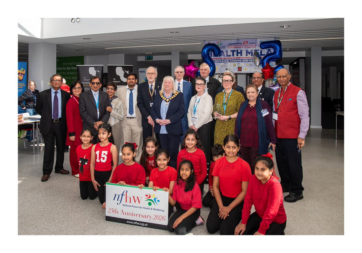 NFHW1's tweet photo. @RajDiabetes @Uni_Lancashire We all had a fabulous day and it was great to see so many friends and colleagues who helped us celebrate our 25th anniversary #HealthMela2026  ~Russ @RussHogarth https://t.co/6IfSmRPP6H