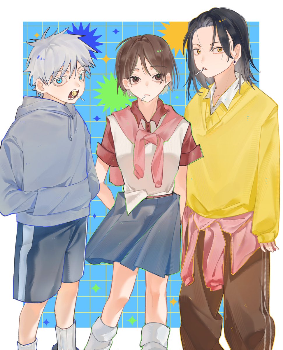 Akengd9's tweet photo. さしす💙💚💛 https://t.co/GKTaDtZTbw