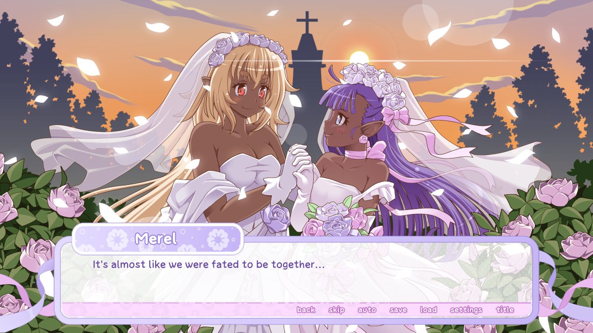 seeing a lot of posts about innovative indie games with exciting and interesting gameplay, meanwhile i'm out here making yuri visual novels with 0 gameplay that are all about girls being gay