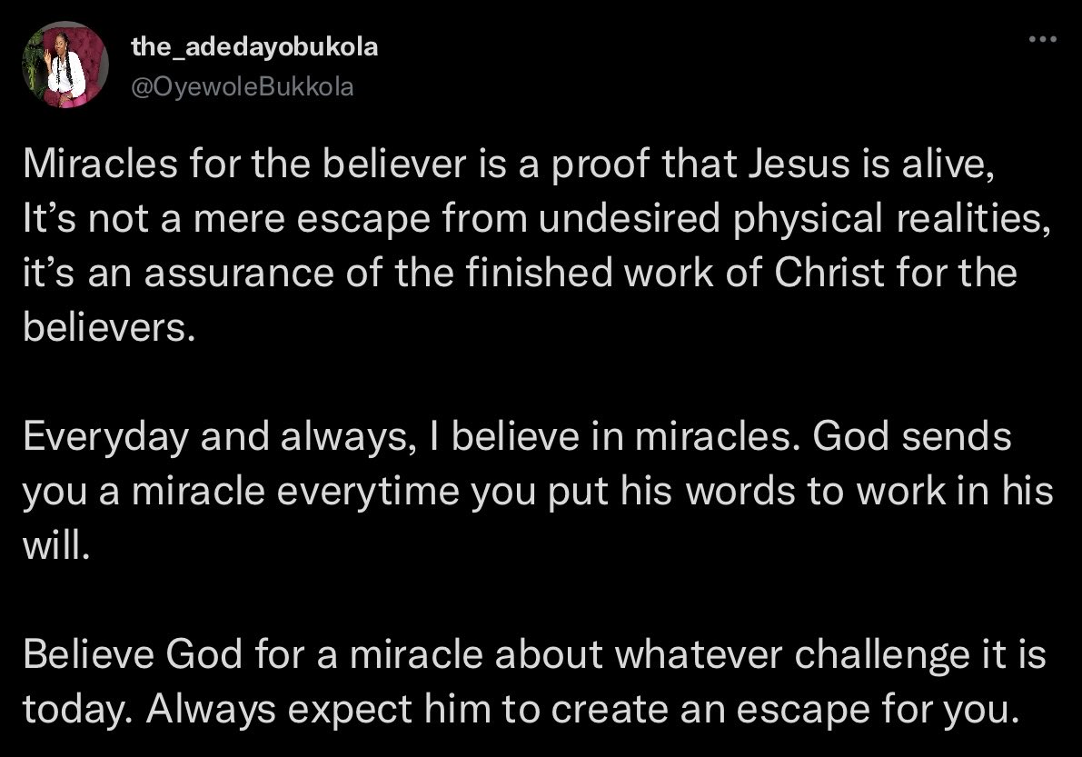 OyewoleBukkola's tweet image. 100 days of speaking on the integrity of God’s word

Day 43
 #Thewordworks