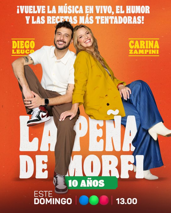 PoneleShow's tweet photo. #LaPeñaDeMorfi 🪗 hoy junto a @ZampiniCarinaOk y  @diegoleuco en el regreso de "La Peña" estarán

⭐️ @valerialynch 
⭐️ @ChPalavecino 
⭐️ @alelernerok 
⭐️ @AngelaLeivaOk 
⭐️ @gruporafagaofic 
⭐️ @destino_ok 

Domingo 13:00h @telefe 📺

🟡Más info
https://t.co/F8DO49vCY9 https://t.co/2dm1sGBFH5