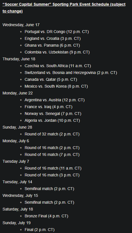 PlayFor90's tweet image. #SportingKC to host "Soccer Capital Summer" watch parties at Sporting Park during the #WorldCup this summer. 8,000 in for free, 2,000 additional "premium" spots.