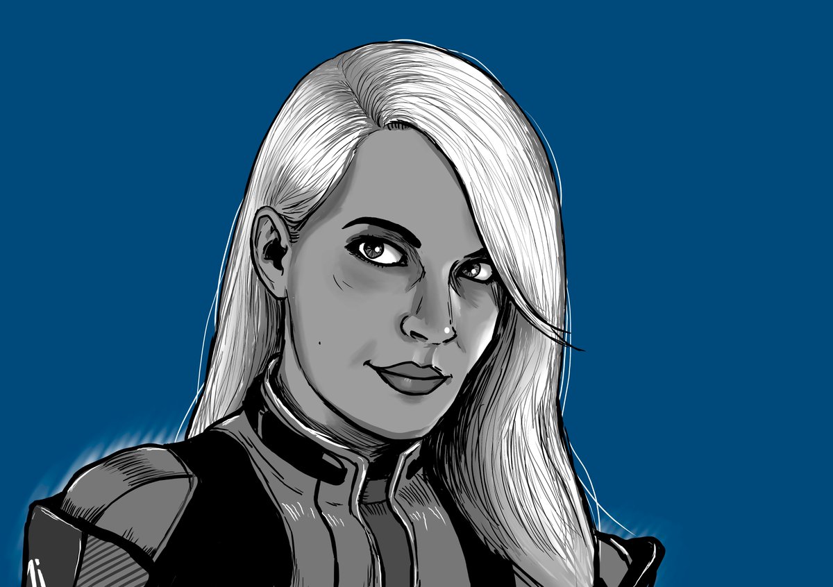 skevinger's tweet image. Cora Harper, a few years after arriving at the Andromeda galaxy 

#masseffectandromeda #masseffect #art #fanart #bioware #scifi #coraharper