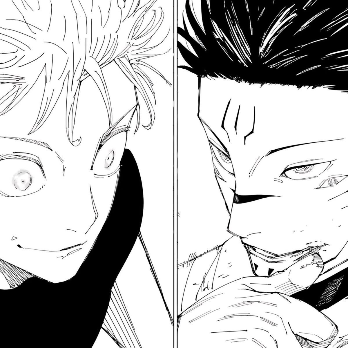 gojophile's tweet image. you can tell he was soaking wet here 👀👀