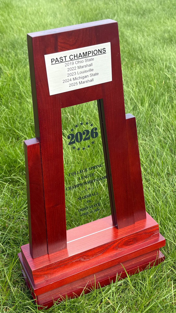 The 2026 COLLEGE SPRING LEAGUE championship trophy belongs to the Marshall Thundering Herd with a 2-0 victory over Ohio State on their home field. 

Marshall did not allow a single goal in all 4 CSL games this spring against some of the best programs in the country.