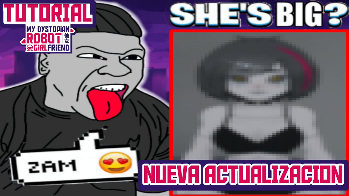 Joe_Yabuki2000's tweet image. Hola muy buenas tardes mi querida comunidad latina de #mydistopianrobotgirlfriend les hice este #tutorial de como conseguir TODOS LOS MÓDULOS CORPORALES (y enseñarles algunas cosas nuevas de la nueva actualización) LINK EN LOS COMENTARIOS 💗🫂. Gracias a @CincosArt por ayudarme