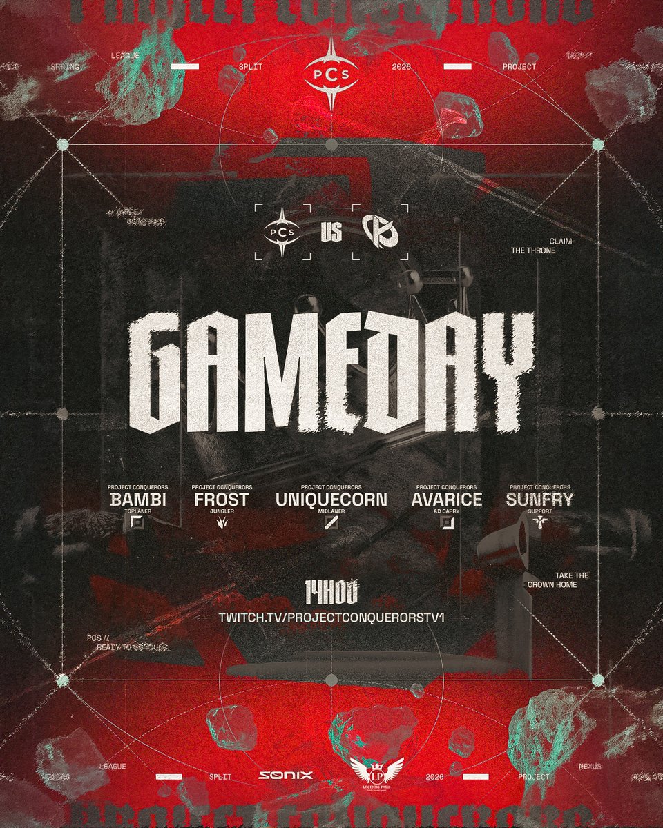 PCSDIV2's tweet photo. 🔴| GAMEDAY |⚫️

Nouvelle journée de Nexus League ! 👑

On vient chercher la 2/0 week et prendre notre revanche après la finale du Dawn Tournament 🔥

⏰ 14:00
🎙️ https://t.co/LbmaLp1qcI
🆚 @KarmineCorp Blue Stars
 
#PCSWIN ❤️🖤 #LegendsPath https://t.co/sNL8E9XhQ5