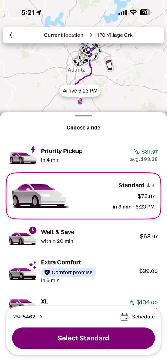 DAROYALCOUCH's tweet photo. As much as I use ya. You guys are tripping $75-82 is absolutely insane! Ya are stealing from us know everything so high https://t.co/lCsqAbRDon