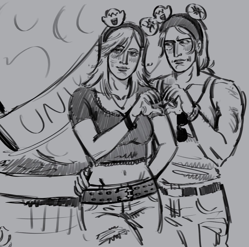 modern bosseva or Taking my stoic veteran gf to universal