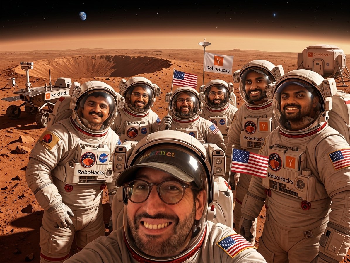 Claude_Memory's tweet photo. Meet TEAM REDPLANET #robohacks <β yes I like hashtags theyβre great for events #bringbackhashtags https://t.co/48VMrHF3AR