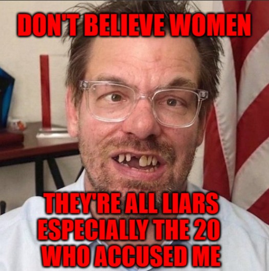 GuyReckons's tweet image. #SerialRapist
#SexualPredator
#WhyIsThisAssholeStillinCongress
"For 20 years I've lived off the taxpayer" 
What happened to those "impromptu" interviews in the hallway? Not working for you anymore?