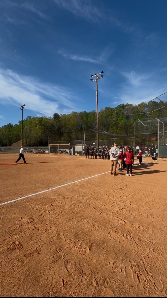 WillKehler's tweet photo. Many thanks to the McDowell Babe Ruth League and the McDowell Parks and Rec. Dept for asking me to throw the first pitch of the season at the park my parents built in the late 80’s. The ball crossed home plate in the air!! https://t.co/TSYSkEzsIE