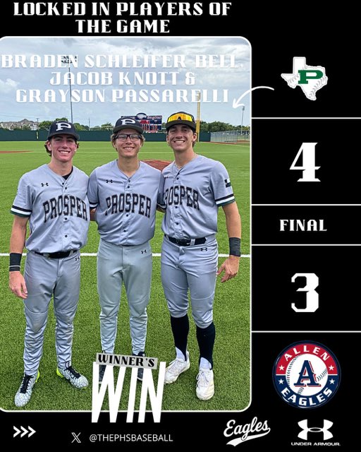 Prosper HS Baseball tweet media
