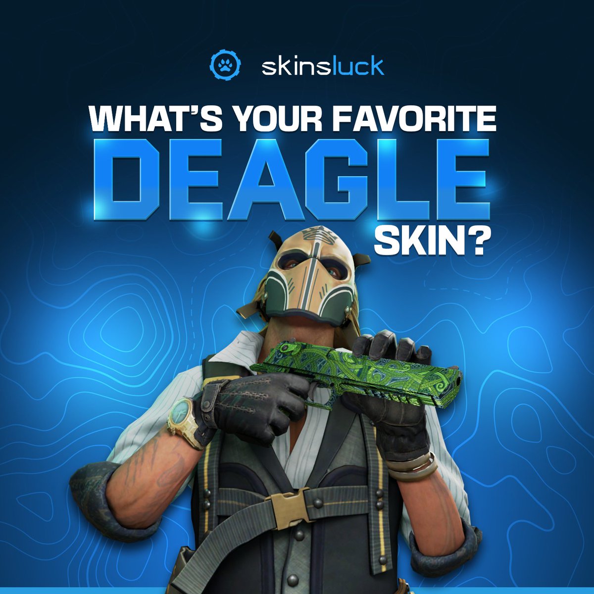 SkinsLuck's tweet photo. What’s your favorite Deagle skin? 🔥

Drop yours below and let's see who’s got the best taste 👀 https://t.co/NzviOFmSGV