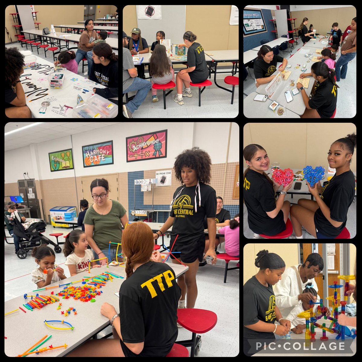 _ECVolleyball's tweet photo. ๐๐TEAM BONDING- WE โค๏ธOUR ECISD SCHOOLS EDITION!! We had a great morning seeing all of our athletes interacting with the kids and giving back to the community. These are the types of things that make the difference! Way to go Hornets!! #ECVB https://t.co/IeqXRlMqci
