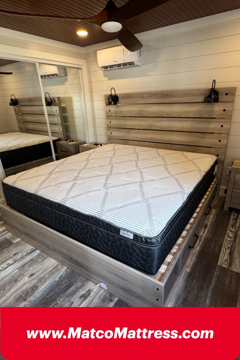 MatcoMattress's tweet photo. Where High-End Luxury Meets Lasting ResilienceExperience the pinnacle of American-made sleep engineering. Standing at a substantial 13.5 inches, the Cloud Comfort Essentials Mattress is precision-crafted to deliver a weightless sleeping experience. 
https://t.co/VmUiUizybf https://t.co/VNWJ73DDxl