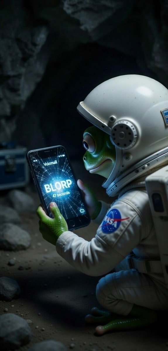BLORPCOIN1's tweet photo. There was one thing on the screen.
A voicemail.
No number. No contact name. Just a duration — 47 seconds — and a single word where the caller ID should have been.
BLORP. https://t.co/dJhqWtaHD4