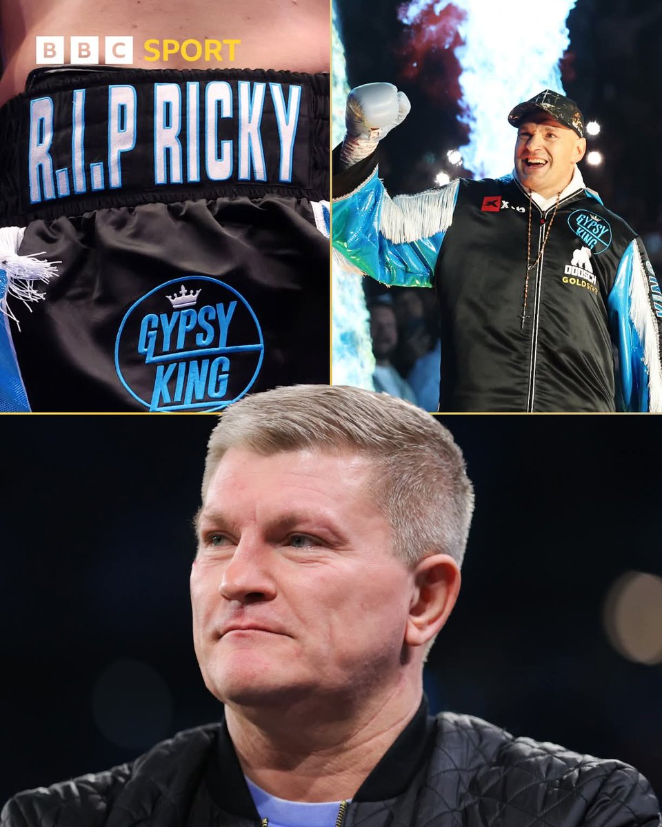 TorsteinSolheim's tweet photo. Tyson Fury's tribute to Ricky Hatton 🩵

#TysonFury #Boxing #RickyHatton https://t.co/0YChoCtd2u