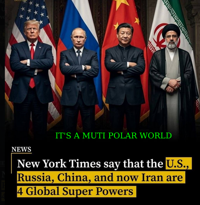 JCarruer's tweet photo. @MarioNawfal IT'S A MULTIPOLAR WORLD.
the declining usa is having withdrawal symptoms like the british stooges a century ago. China economy is 40% bigger than the usa. there is no reason for the usa to be butt hurt about it.
https://t.co/2QYvfV6FMW https://t.co/doncDprLi6