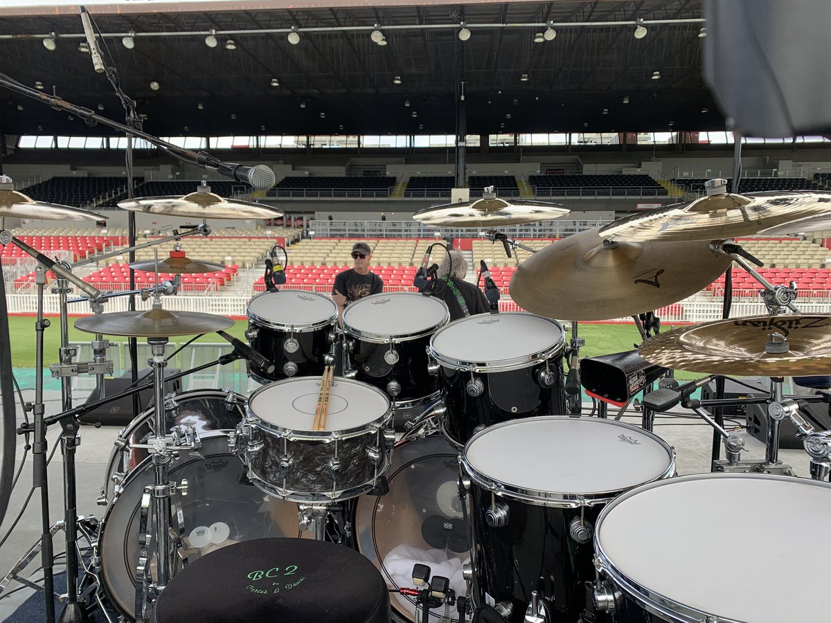 All set up and sound checked. Y&amp;T ready for tonight‘s Monsters of Rock Cruise Pre-Cruise party at Magic City Casino.  if you’re going on the cruise or you’re in the Miami area, come on out. This is gonna be a blast!!!! <a href="/MonstersCruise/">monstersofrockcruise</a> <a href="/YandTRocks/">Y&T</a> <a href="/MagicCityCasino/">Magic City Casino</a>
