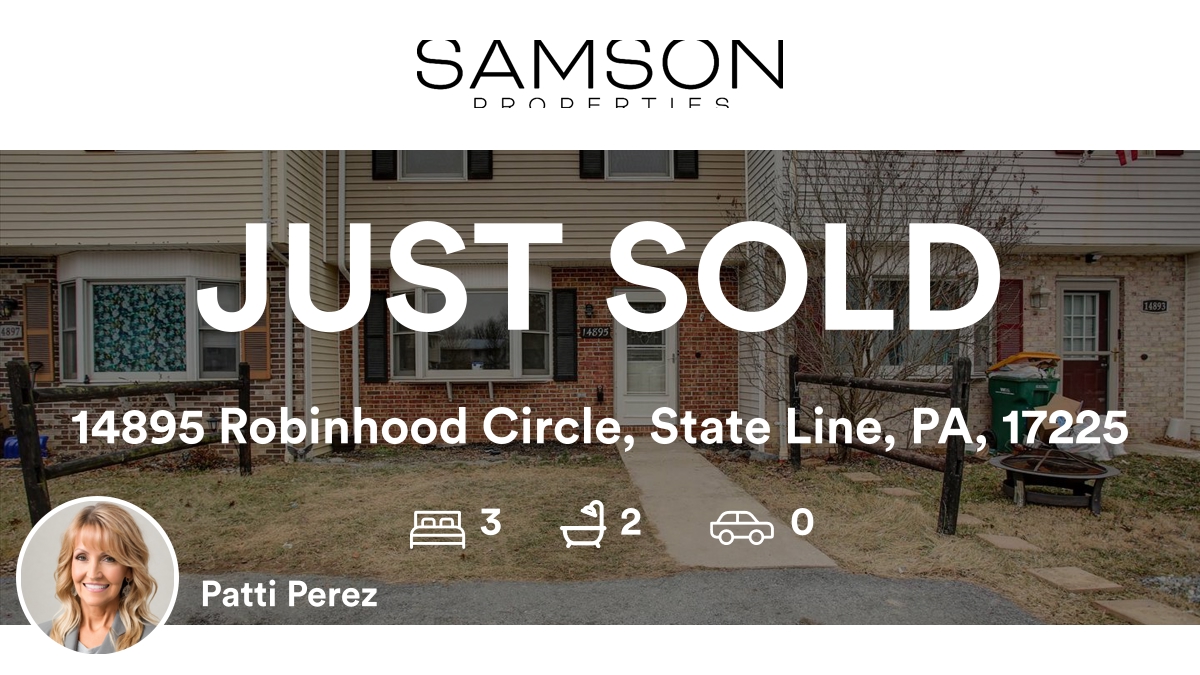 YourAgentPatti's tweet photo. 🛌 3 🛀 2
📍 14895 Robinhood Circle, State Line, PA, 17225

My latest sale on RateMyAgent.
salesperson 660334
https://t.co/p4kdJCJRVj

...
#ratemyagent #realestate https://t.co/asdZ1SdPhT