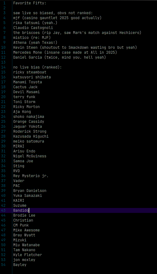 MJF needs to get rid of Hyper Misao 🐝 tweet media