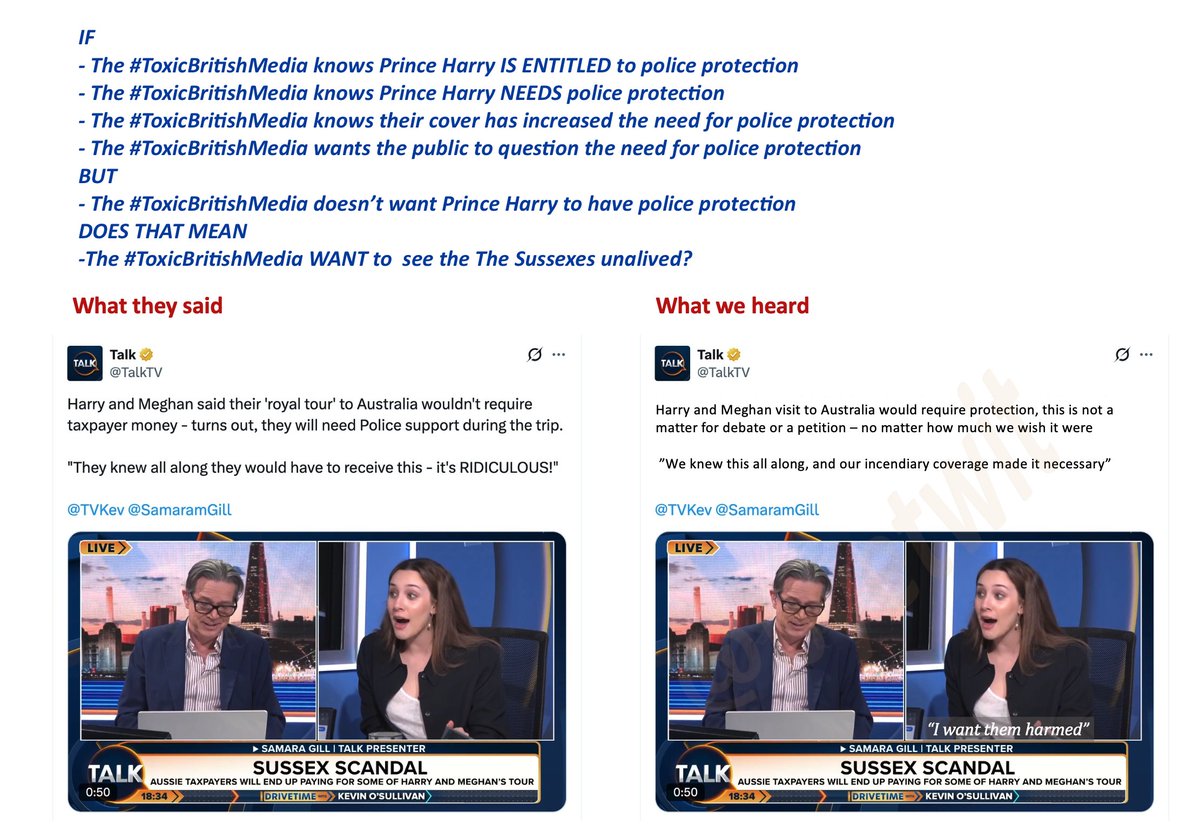 byetwit's tweet image. #Context 
#StochasticTerrorists in the #ToxicBritishMedia who insist Princess Diana wouldn't have been unalived if she had police protection

WANT you to question Prince Harry's right to the police protection he is entitled to &amp;amp; they've made necessary🤔