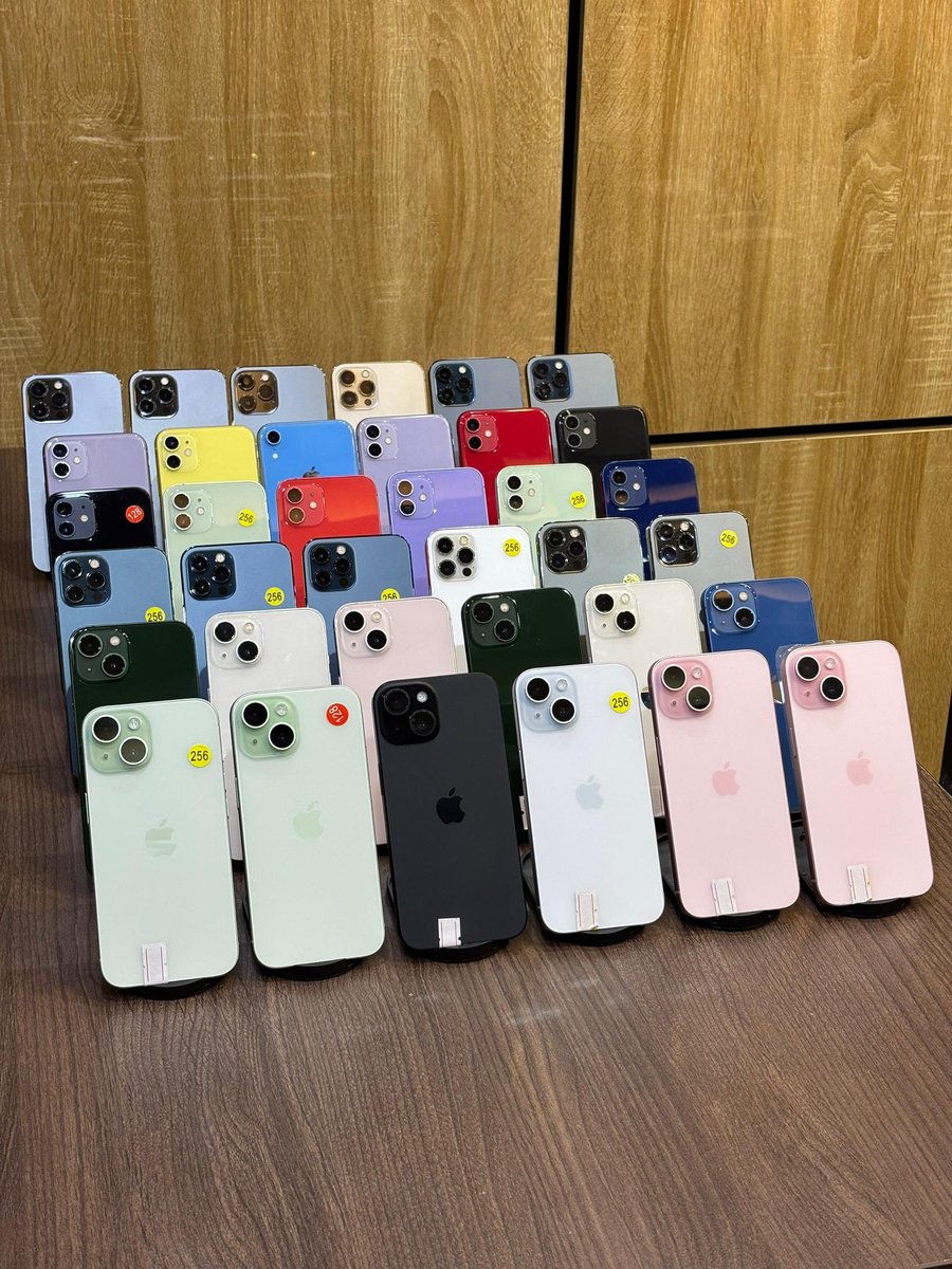 Babshub_'s tweet image. iPhone - UK Used Price List

15 Pro 256GB - 840,000 (Esim)
15 Plus 128GB - 710,000

14 Plus 128GB - 520,000

13 256GB - 415,000
13 128GB - 385,000
 
12 Pro Max 512GB - 520,000
12 Pro Max 256GB - 490,000
12 Pro Max 128GB - 465,000
12 Pro 256GB - 410,000
12 256GB - 330,000

11