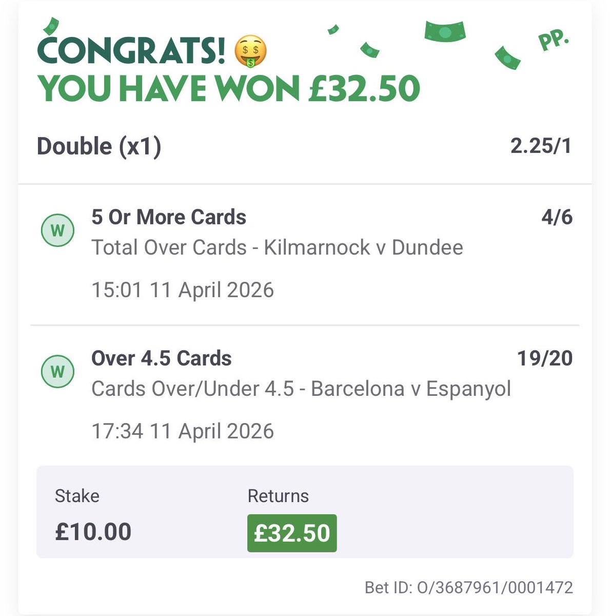 scroogio's tweet photo. @AndyRobsonTips Great shout on the card happy refs Andy. Five cards in the first half at Barcelona!! https://t.co/IqMg3eDIgl