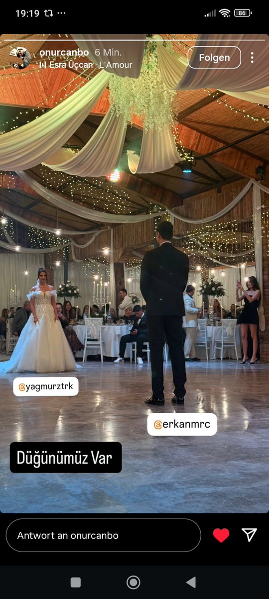 Düğünümüz var
@onurcan
#ErkanMeriç #YağmurÖztürk
